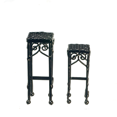 Plant Stands, 2 pc., Black